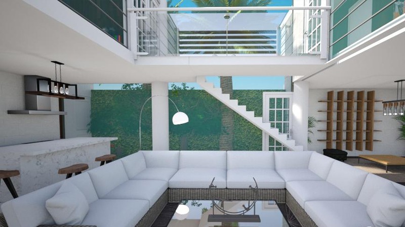 white villa bali construction