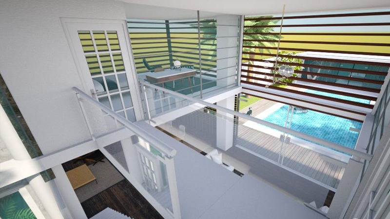 white villa bali construction