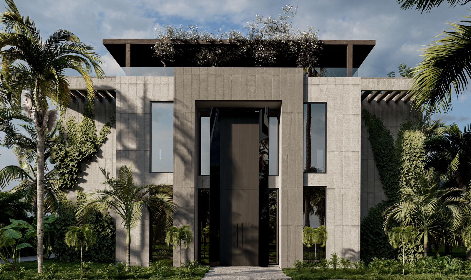 bali villa complex construction