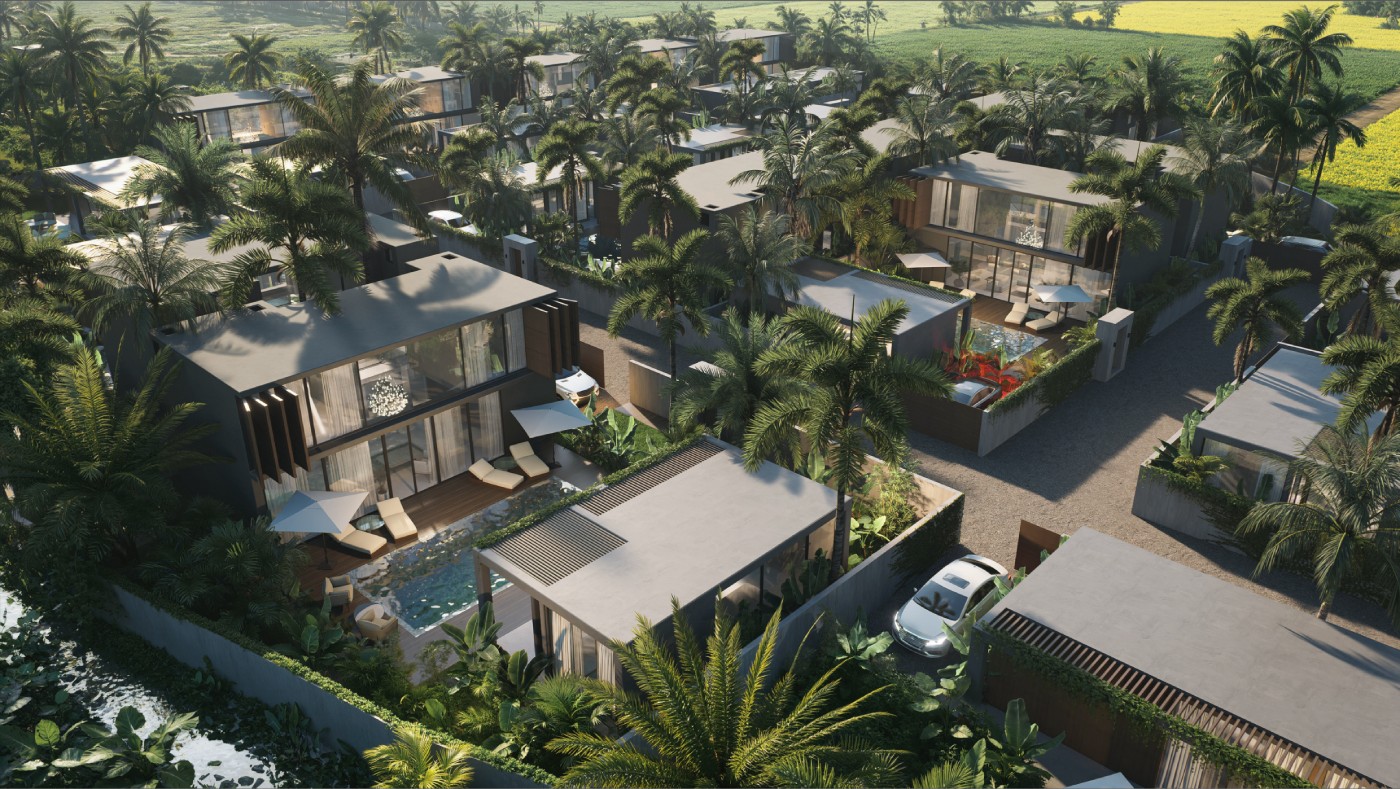 CORE Villas 2 bali villa complex construction