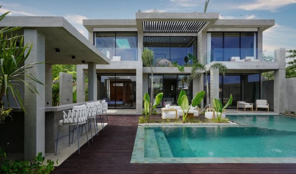 concrete villa bali construction