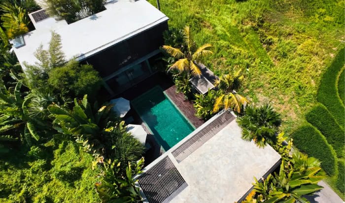 villa concrete exposed bali construction